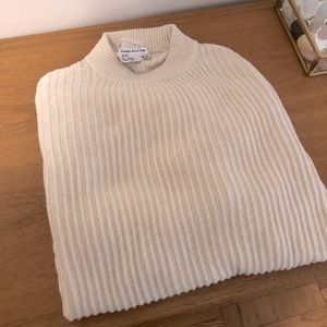 Frank & Oak Ribbed Mock Neck Sweater